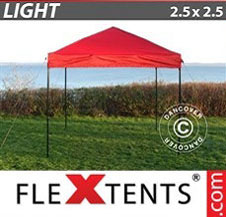 Pop up Canopy FleXtents Light 2.5x2.5 m Red