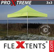 Pop up Canopy FleXtents Pro Xtreme 3x3 m Neon yellow/green