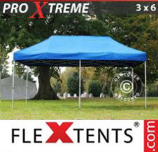 Pop up Canopy FleXtents Pro Xtreme 3x6 m Blue