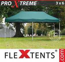 Pop up Canopy FleXtents Pro Xtreme 3x6 m Green