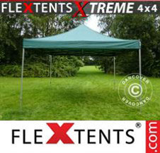 Pop up Canopy FleXtents Pro Xtreme 4x4 m Green