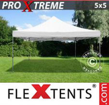 Pop up Canopy FleXtents Pro Xtreme 5x5 m White