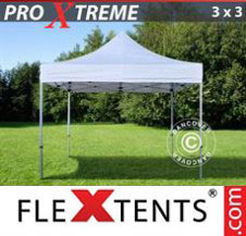 Pop up Canopy FleXtents Pro Xtreme 3x3 m White