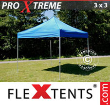 Pop up Canopy FleXtents Pro Xtreme 3x3 m Blue